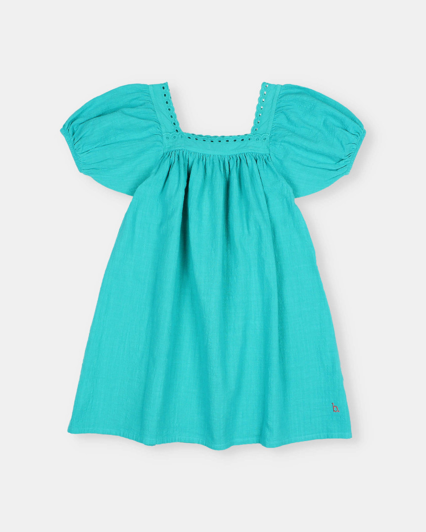 VESTIDO DE ALGODÓN CON PUNTILLA 2