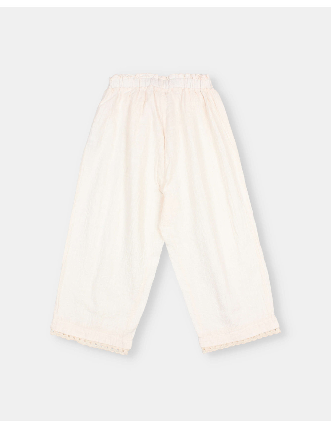 COTTON LACE PANTS