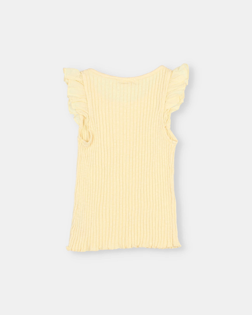 CAMISETA ACANALADA CON VOLANTES 2