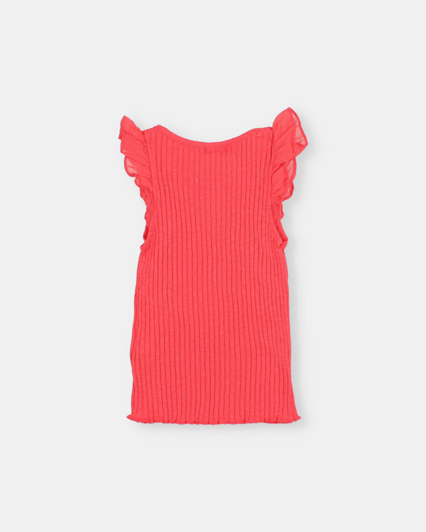 RIB RUFFLE T-SHIRT 2