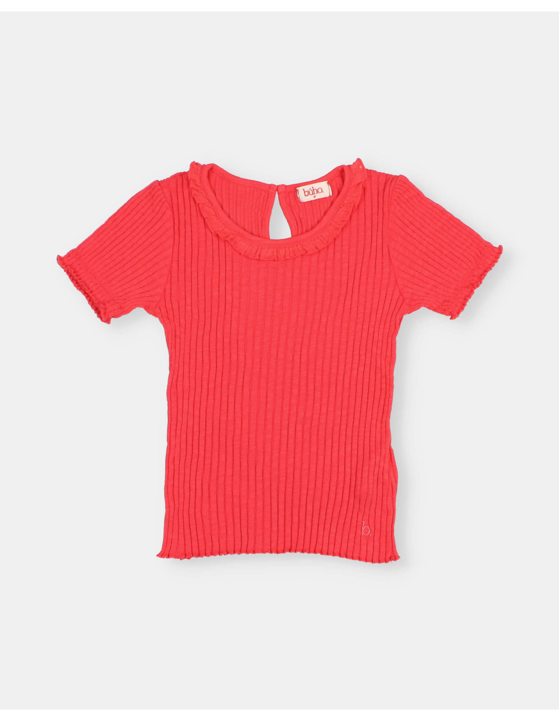 RIB COLLAR T-SHIRT