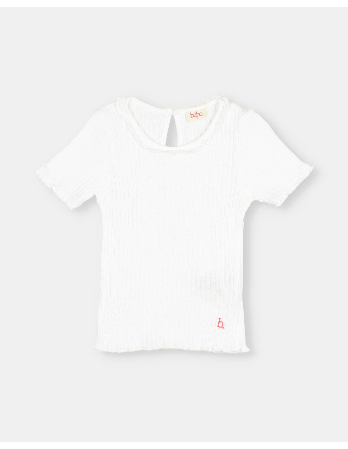 RIB COLLAR T-SHIRT