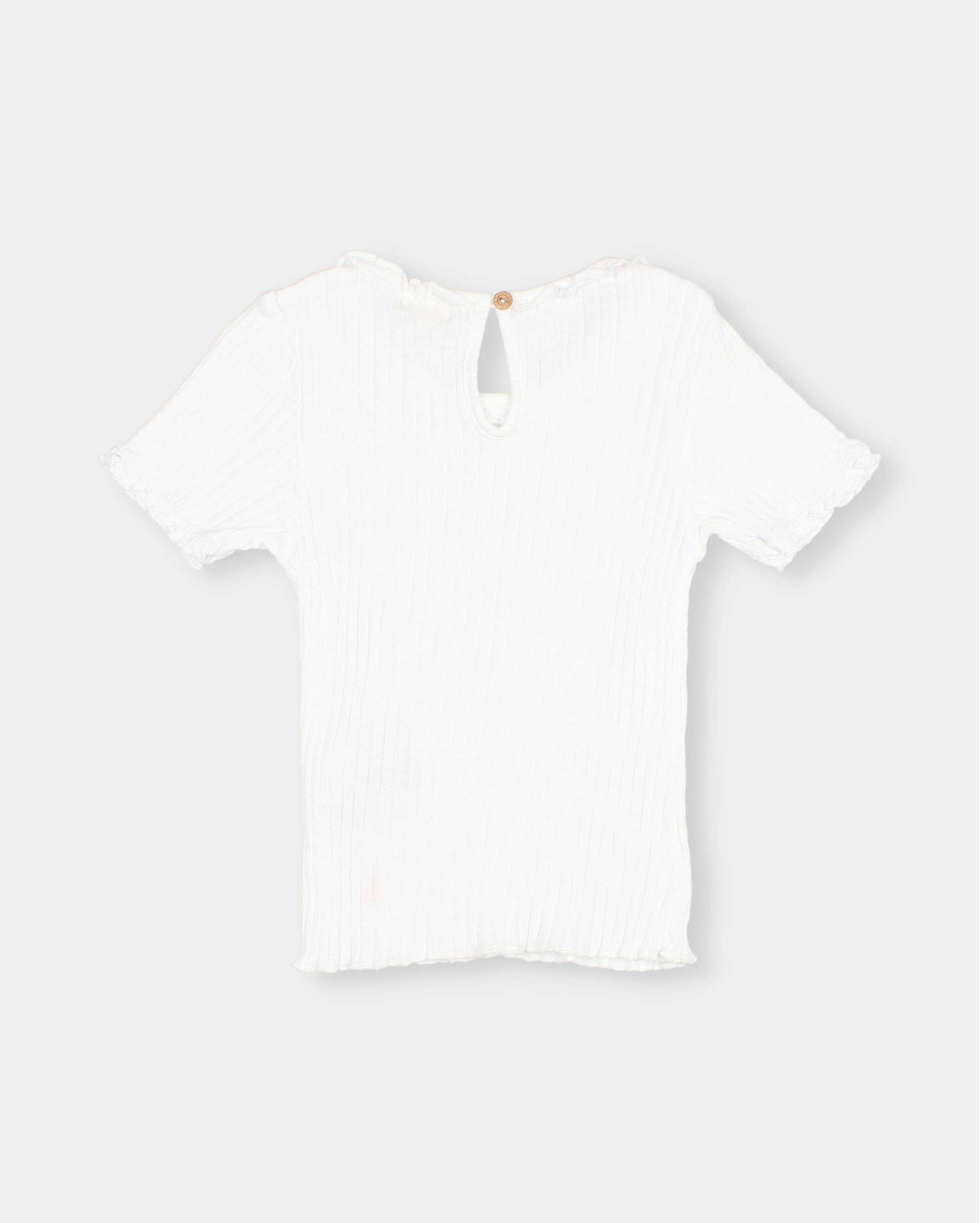 CAMISETA ACANALADA MANGA CORTA