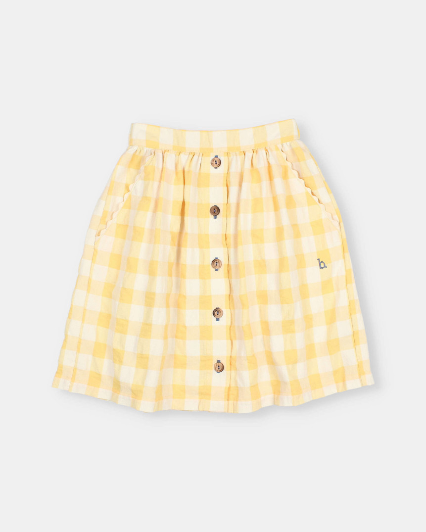 FALDA MIDI GINGHAM