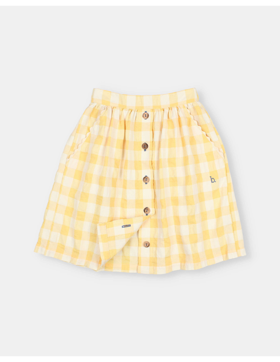 FALDA MIDI GINGHAM