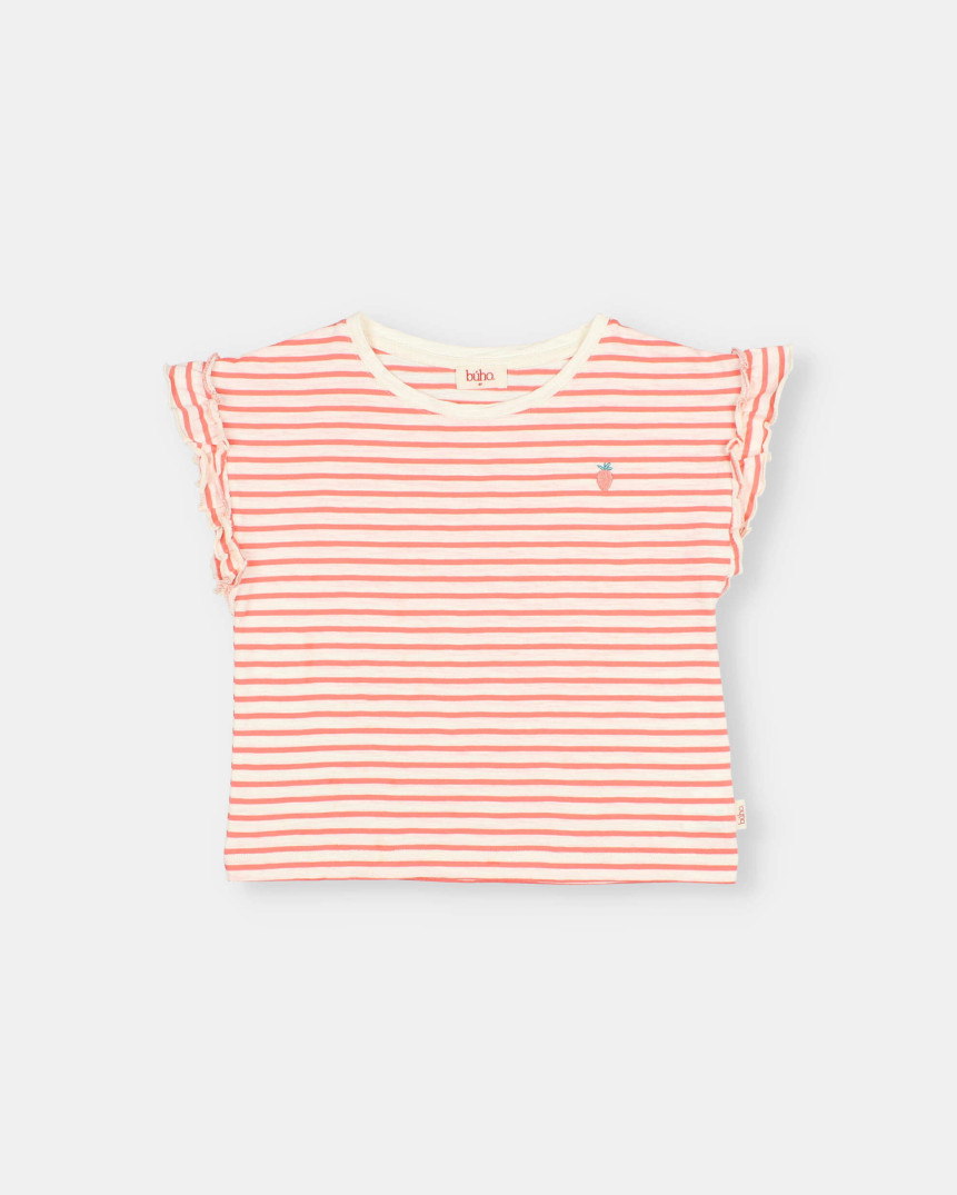 CAMISETA GIRLY DE RAYAS