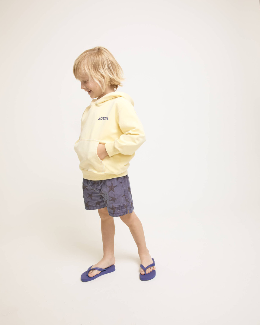 SUDADERA DE FELPA CON CAPUCHA