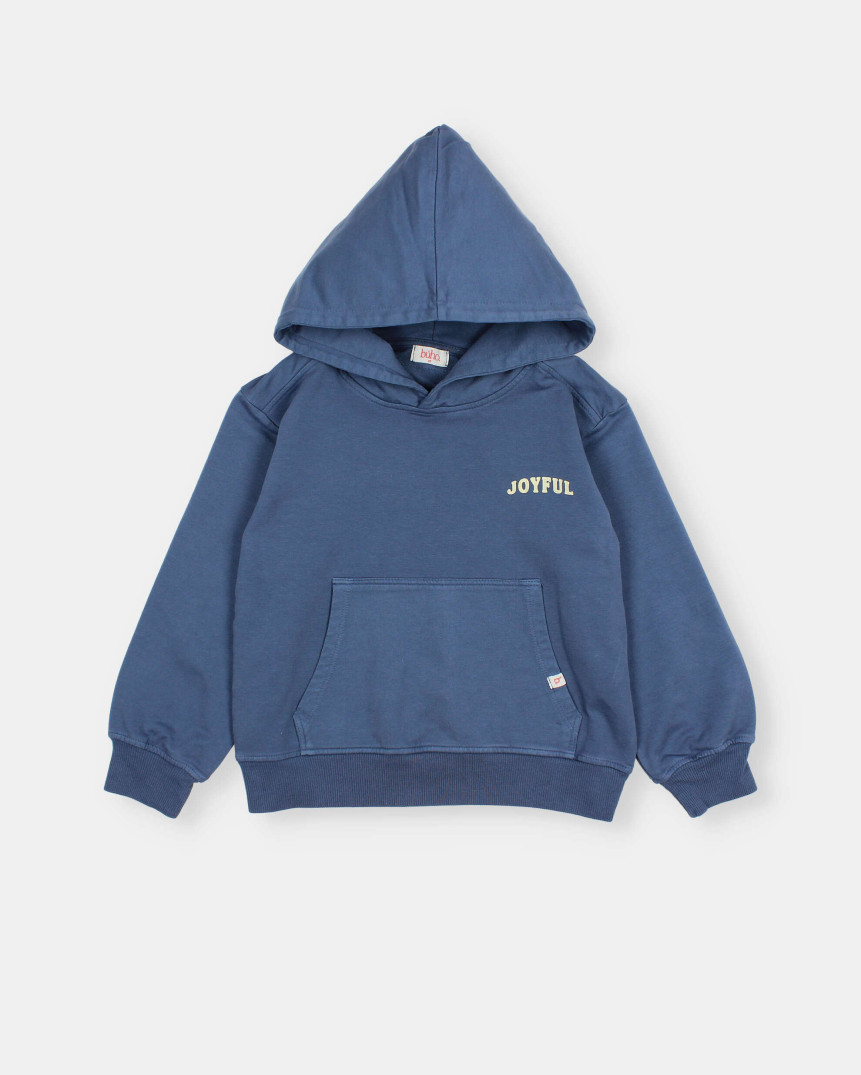 SUDADERA DE FELPA CON CAPUCHA