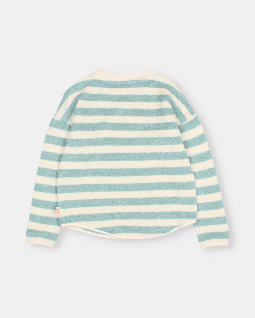 TERRY STRIPES SWEATSHIRT 2