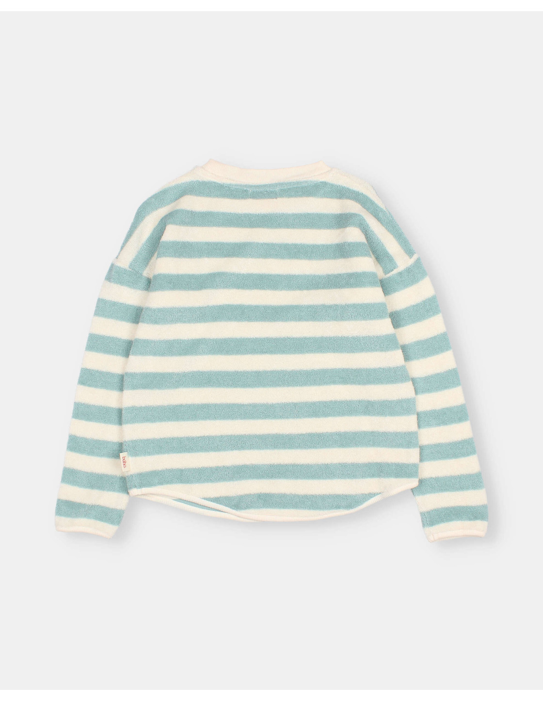 TERRY STRIPES SWEATSHIRT
