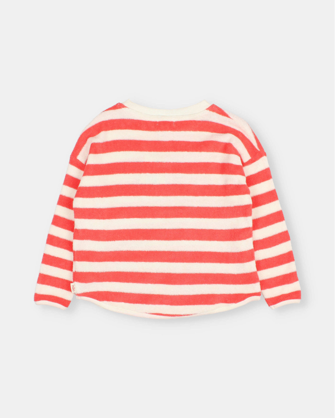 SUDADERA DE RIZO CON RAYAS