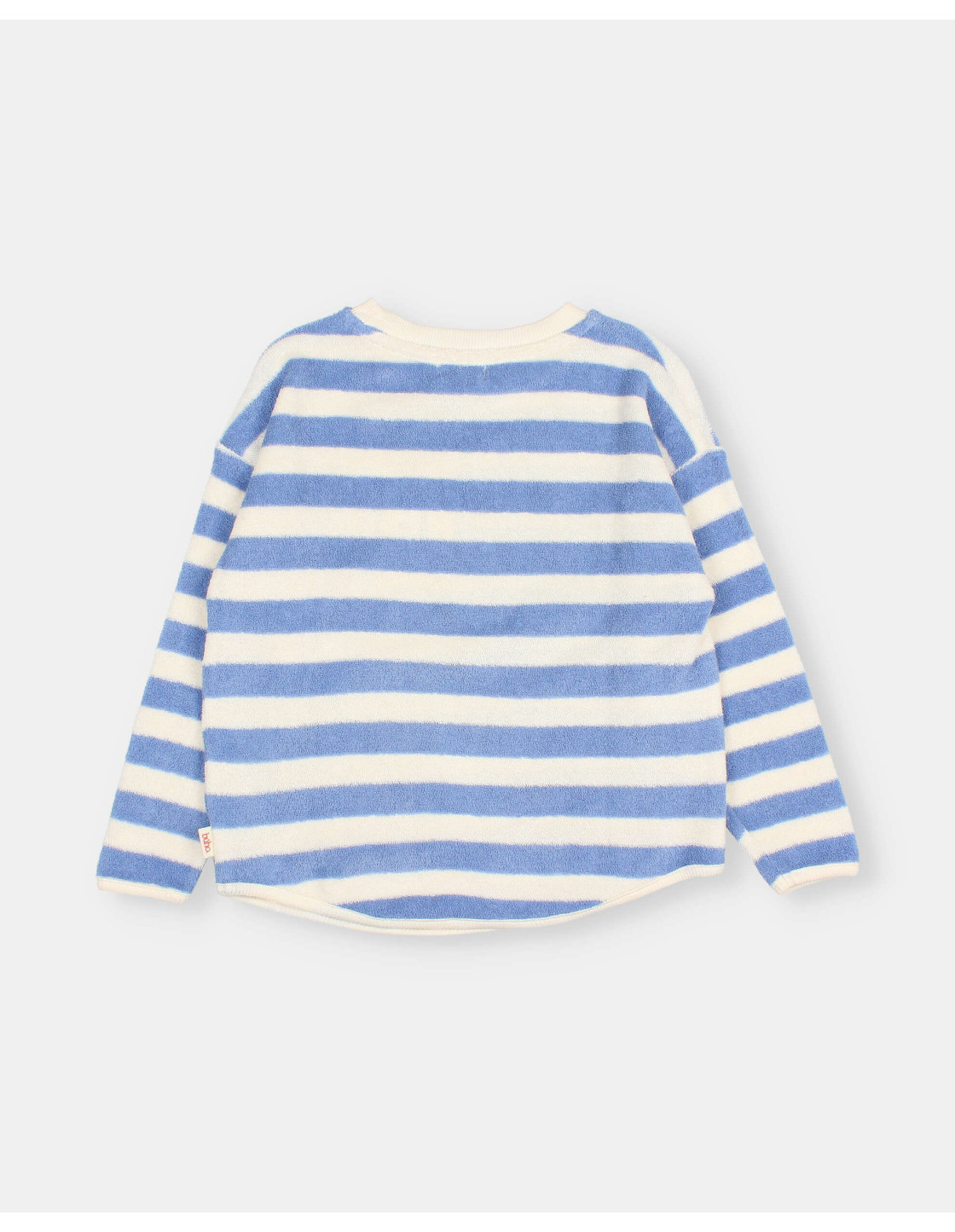 TERRY STRIPES SWEATSHIRT