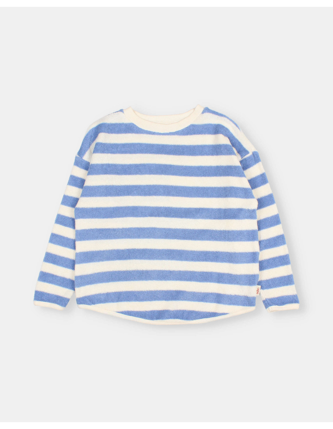 TERRY STRIPES SWEATSHIRT