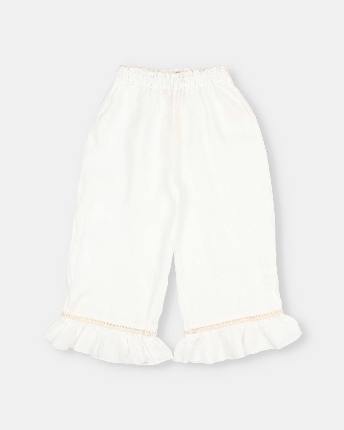 PANTALÓN GIRLY DE LINO