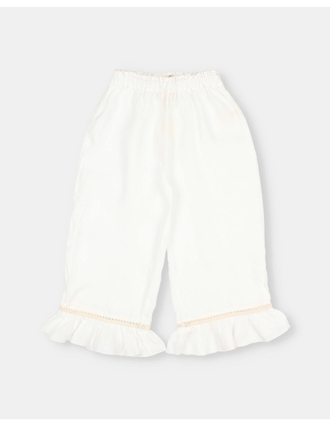 LINEN GIRLY PANTS