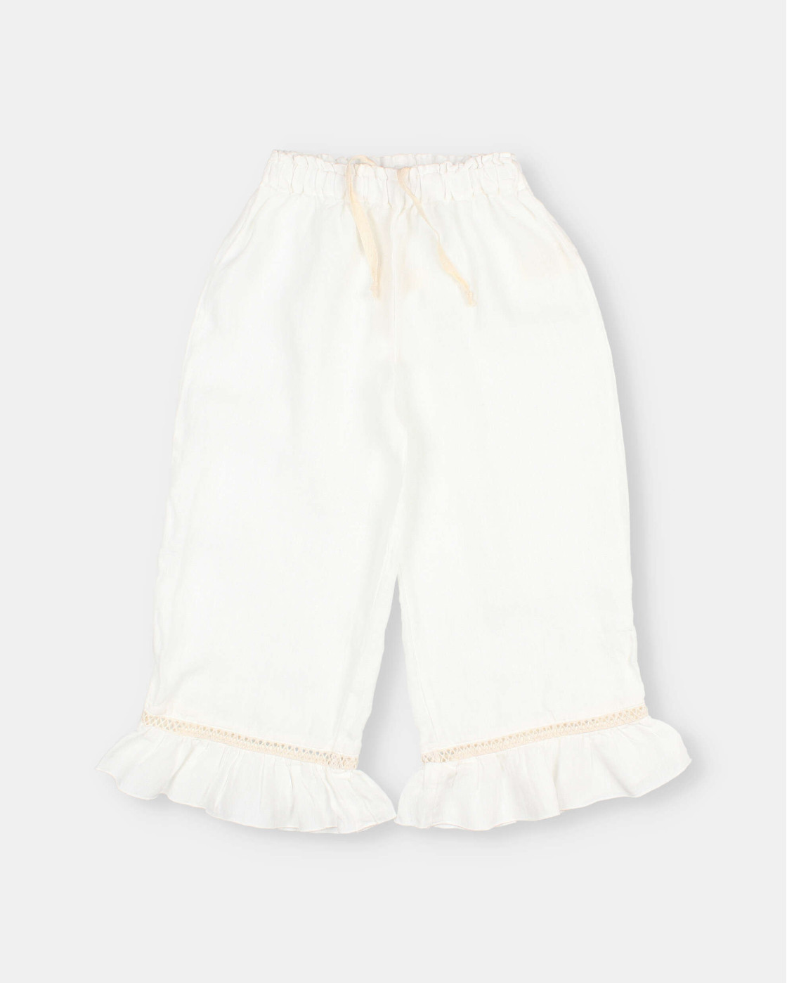 PANTALÓN GIRLY DE LINO