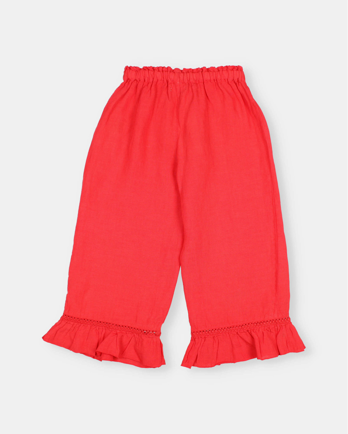 PANTALÓN GIRLY DE LINO