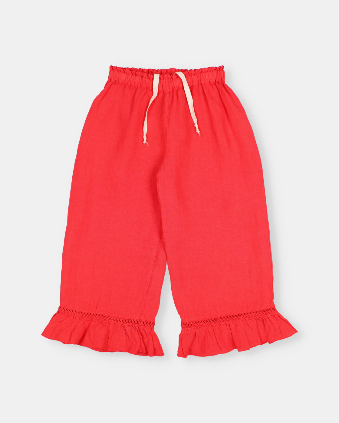 PANTALÓN GIRLY DE LINO