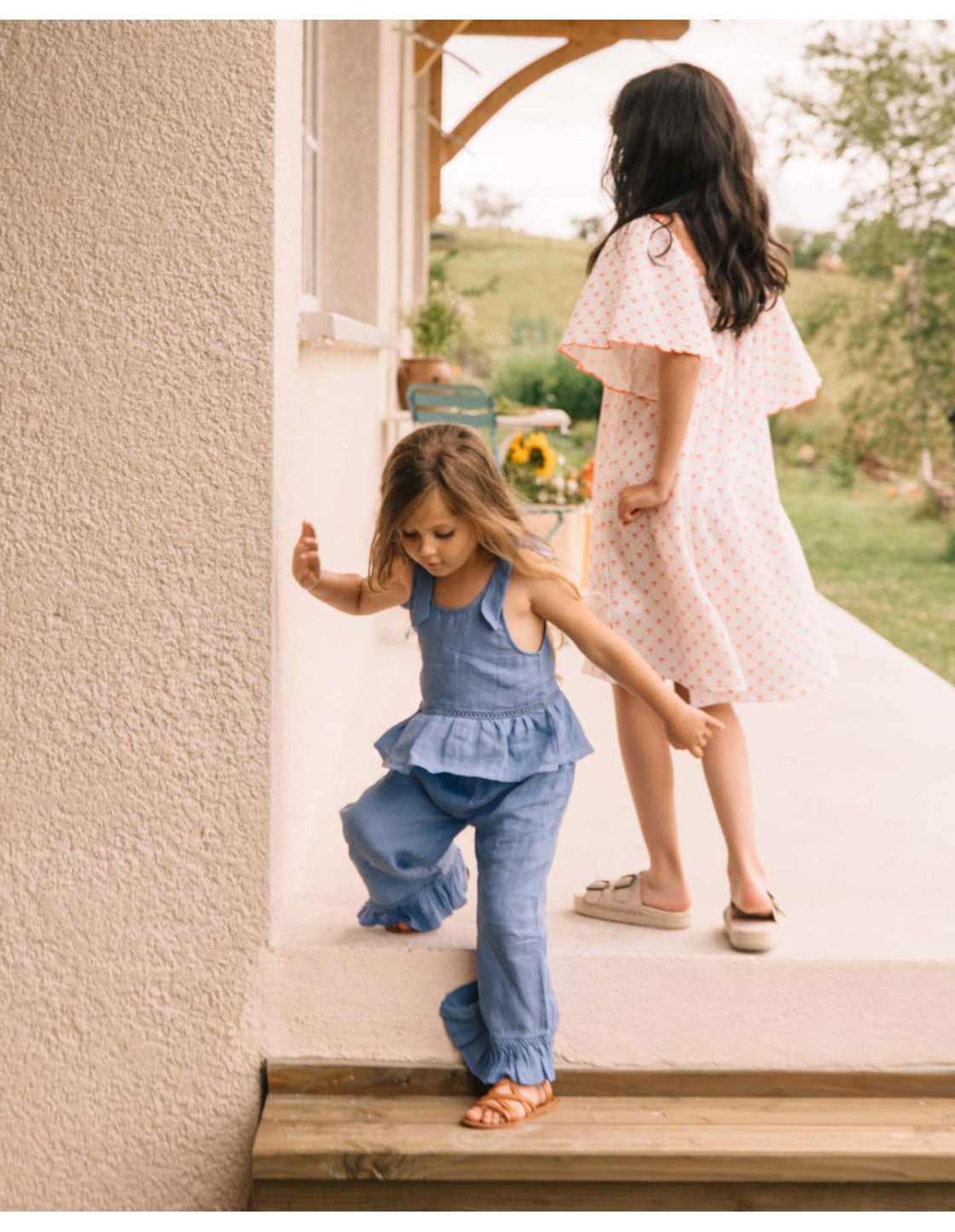 PANTALÓN GIRLY DE LINO