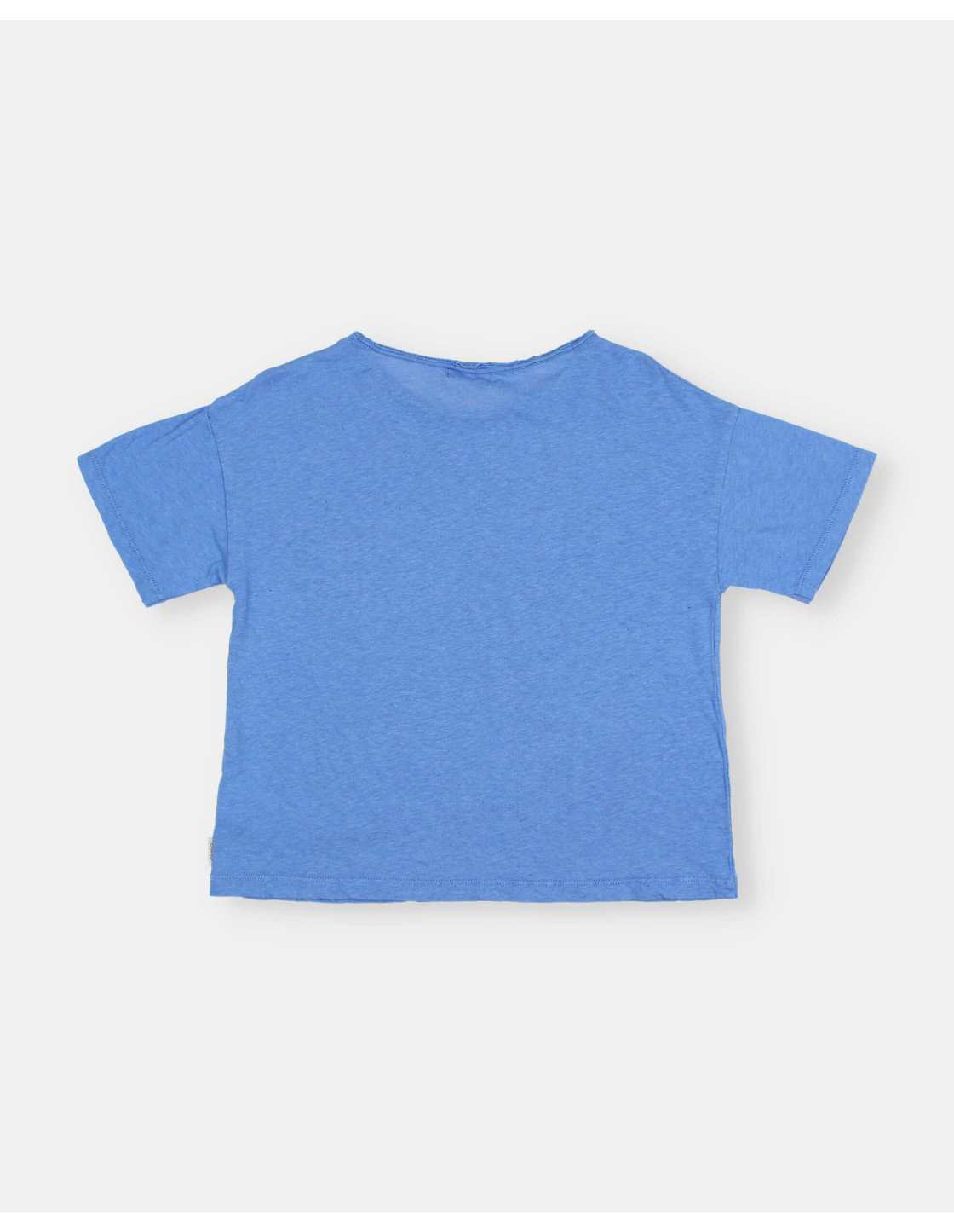 CAMISETA DE LINO CON BOLSILLO