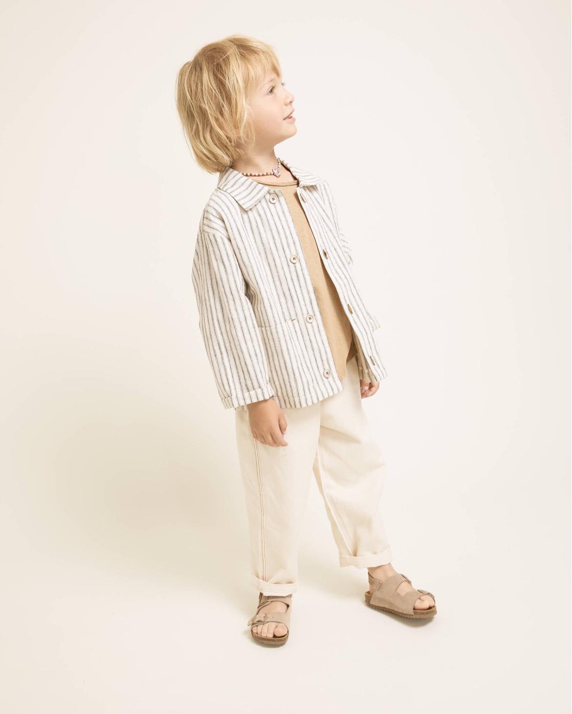 LINEN STRIPES JACKET