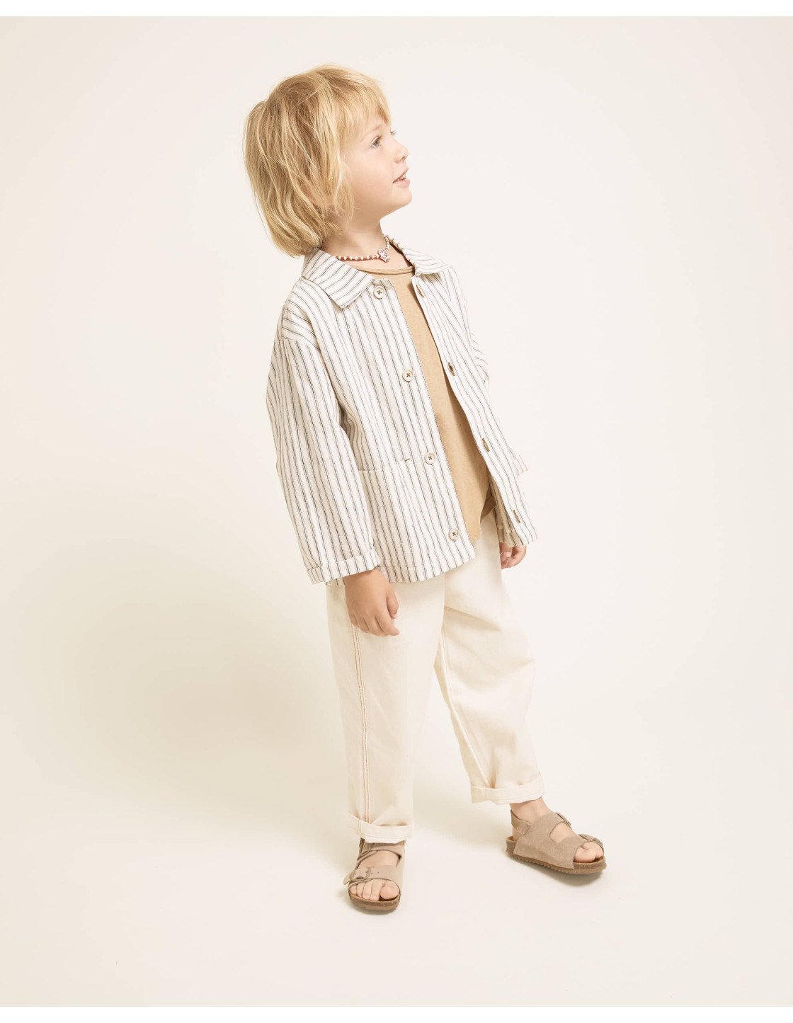 LINEN STRIPES JACKET