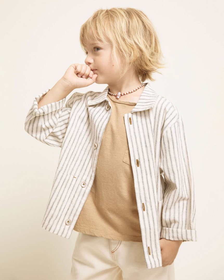 LINEN STRIPES JACKET 2