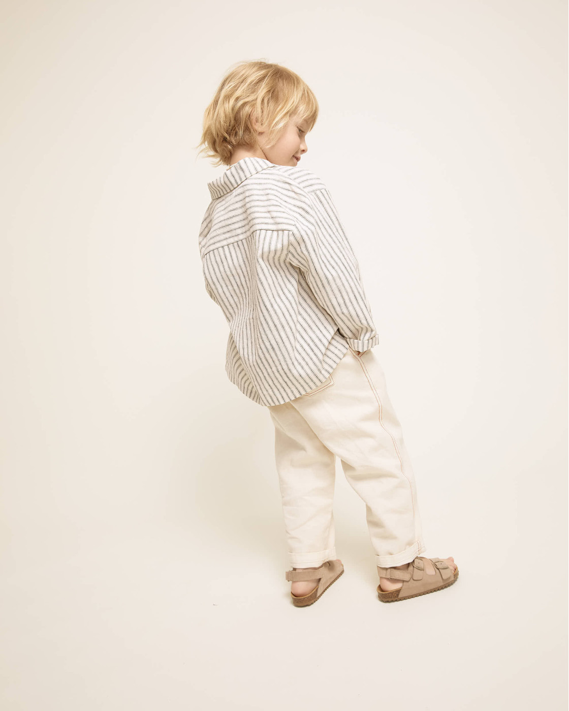 LINEN STRIPES JACKET