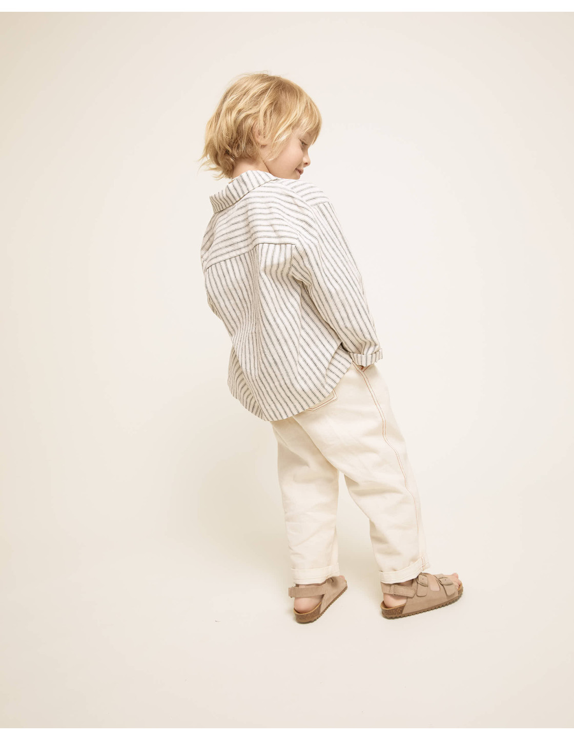 LINEN STRIPES JACKET