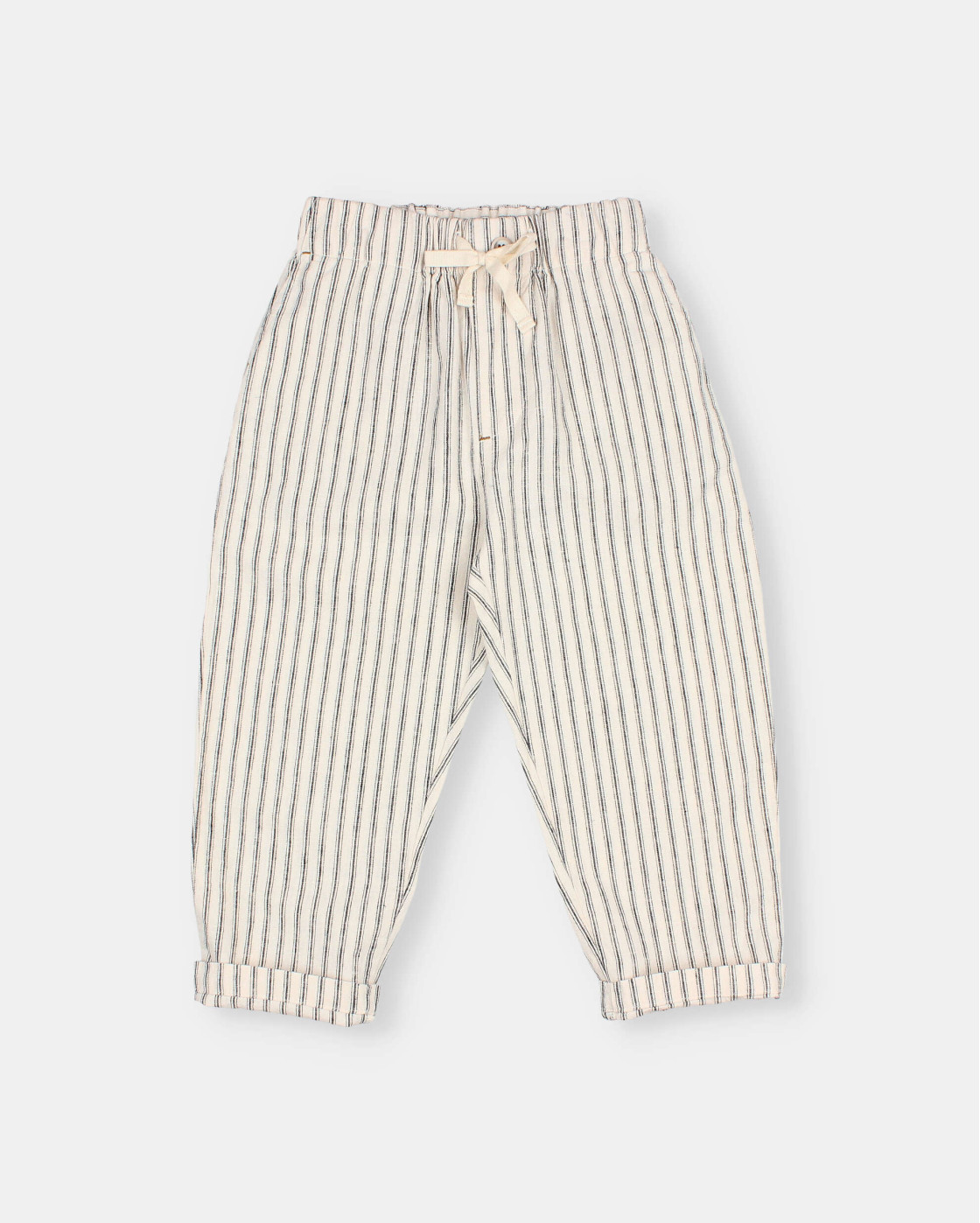 LINEN STRIPES PANTS