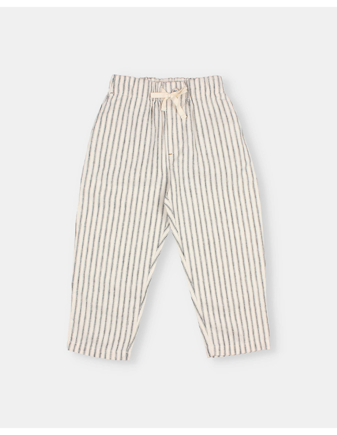 PANTALÓN DE LINO CON RAYAS