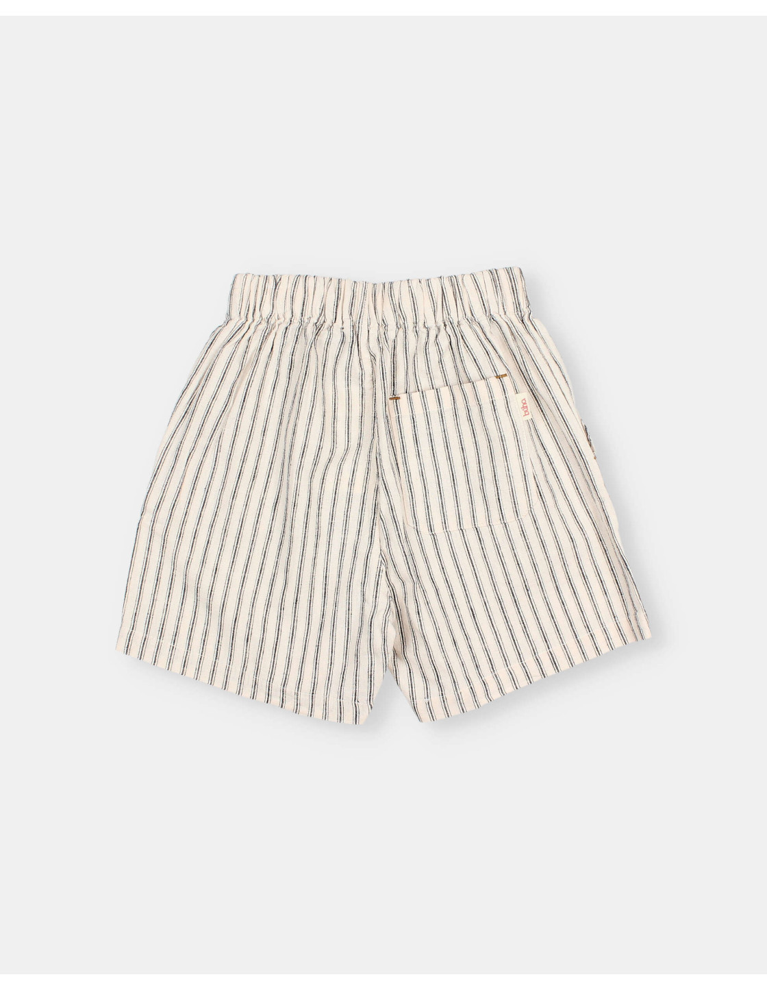 BERMUDA DE LINO CON RAYAS