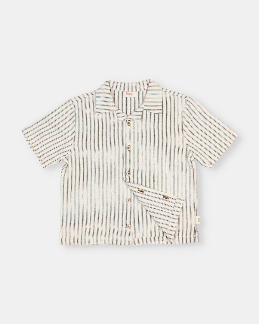 CAMISA DE LINO CON RAYAS 2