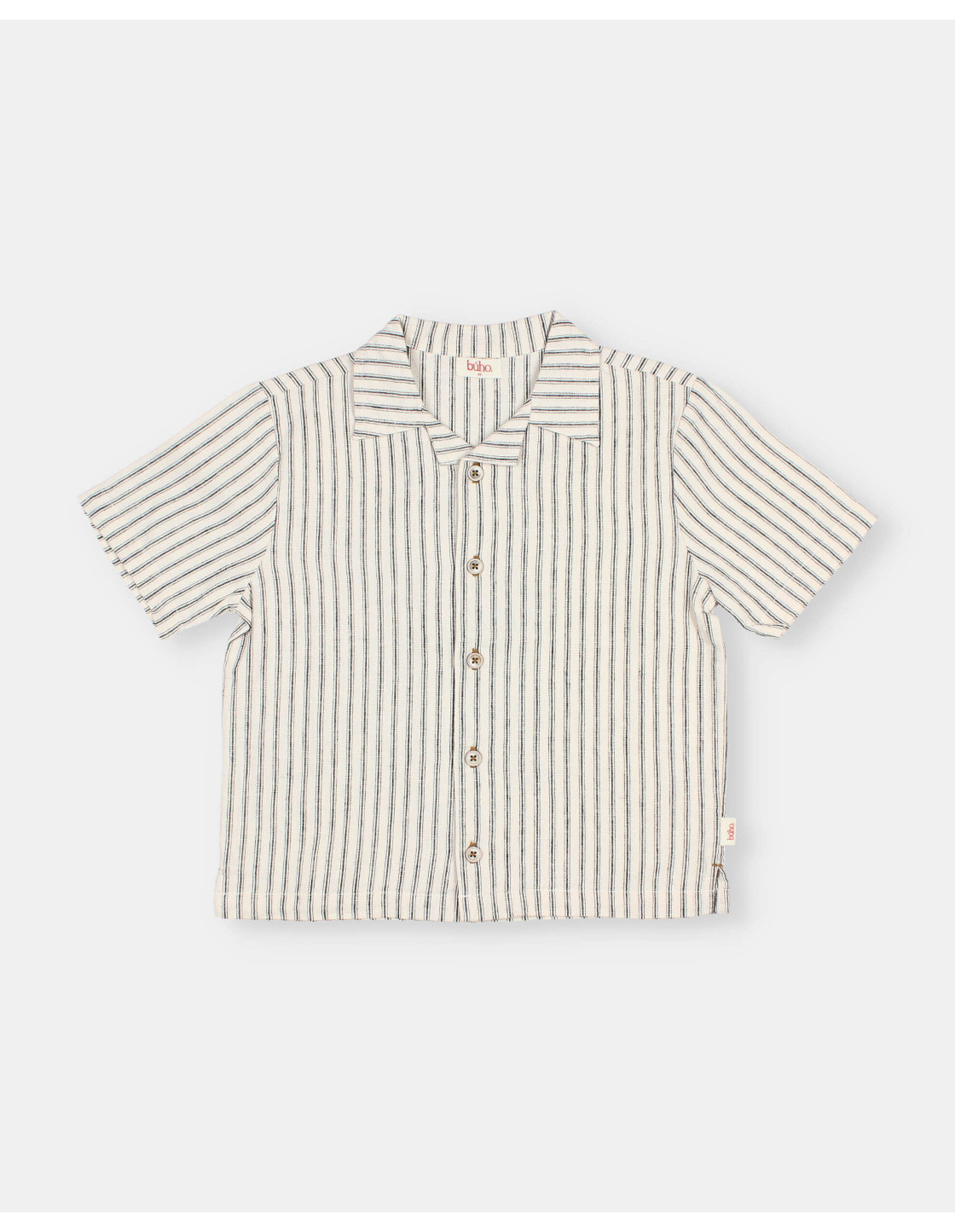 CAMISA DE LINO CON RAYAS